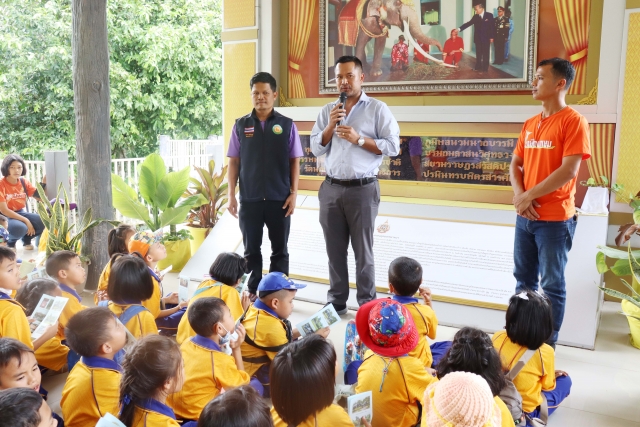 โรงเรียนบ้านลำทับ ศึกษาเรียนรู้เกี่ยวกับประวัติศาสตร์ย้อนรอยพระเศวตฯ