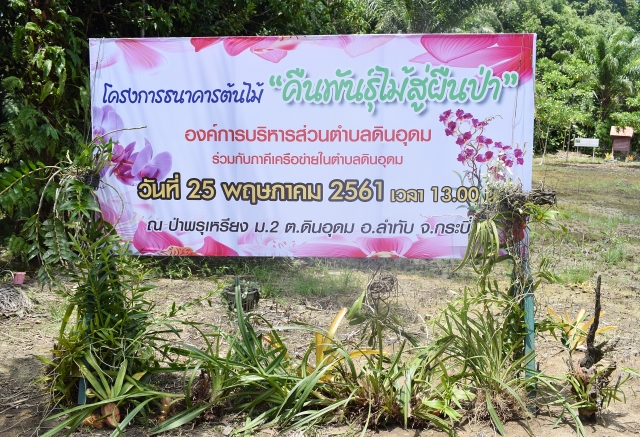 โครงการธนาคารต้นไม้ "คืนพันธุ์ไม้สู่ผืนป่า"